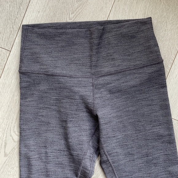 Lululemon Align II Pant 25” Heathered Black/White US 8 - like new - Picture 2 of 16